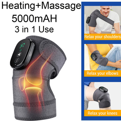 Electric Shoulder Massager Heating Pad Vibration Massage