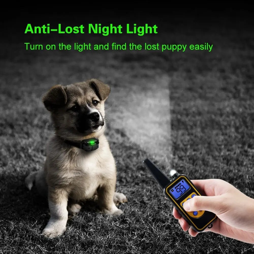 Electric Dog Training Collar Waterproof Dog Bark Collar