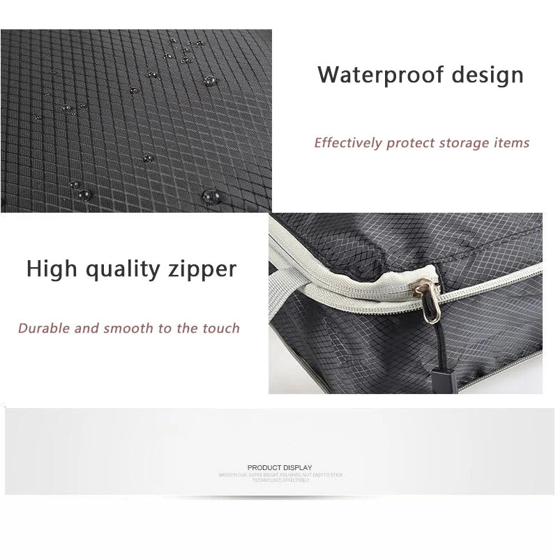 Travel Compression Packing Cubes Suitcase  Organizer Set