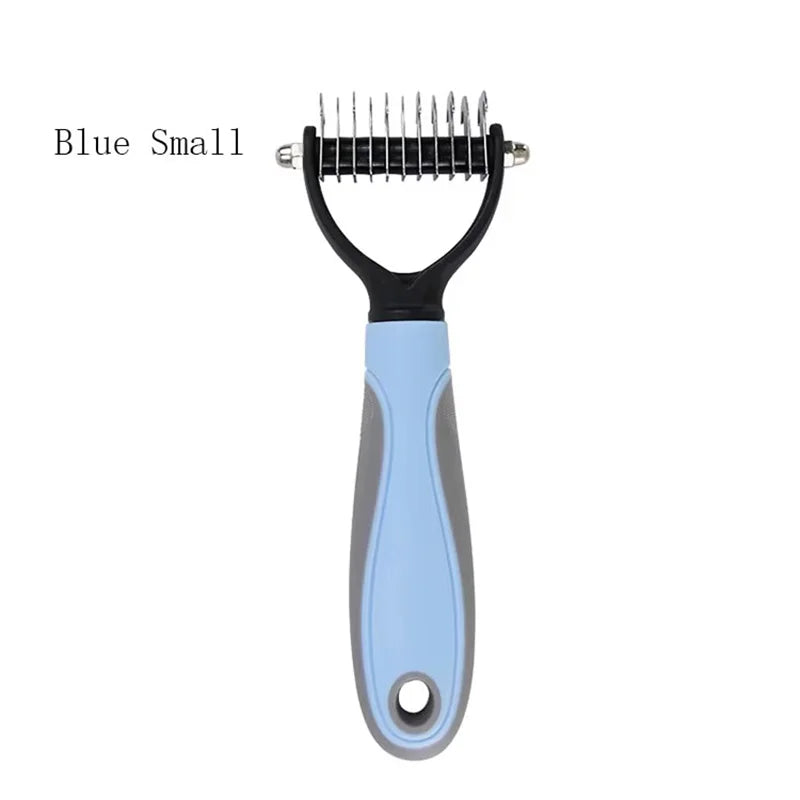 Double Sided Pet Grooming Comb Stainless Steel Dematting