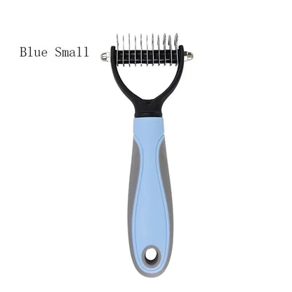 Double Sided Pet Grooming Comb Stainless Steel Dematting