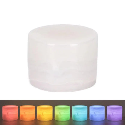 Marble Lamp Luxury Stone Table Lamp Touch Control LED Color