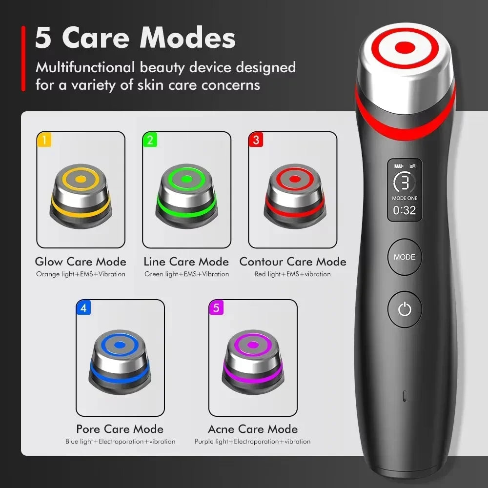 Booster Pro Led Facial Light Therapy Beauty Wand