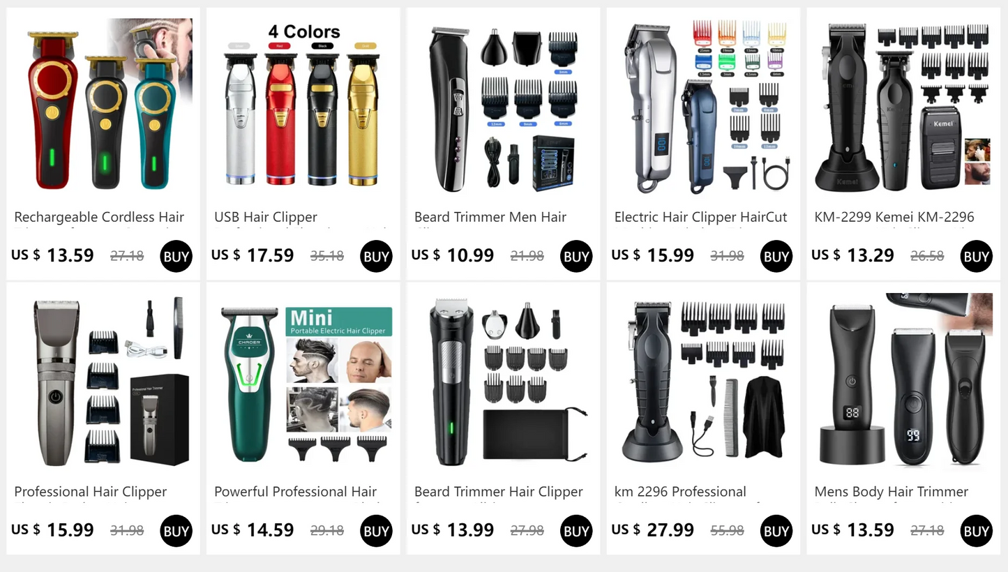 Body Hair Trimmer for Men Electric Groin Hair Trimmer