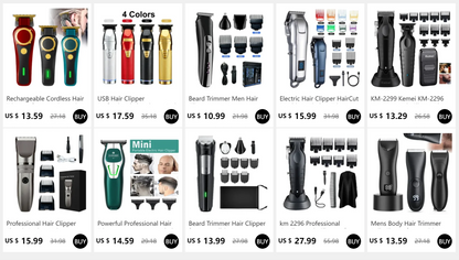 Body Hair Trimmer for Men Electric Groin Hair Trimmer