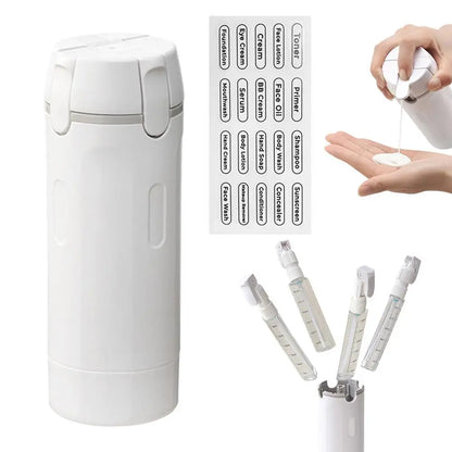 4-in-1 Portable Travel Refillable Bottles Set Cosmetics And Toiletries