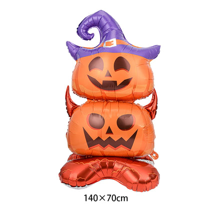 Halloween Balloon Decoration Halloween Black Spider Balloon Giant Skull Skeleton Balloon