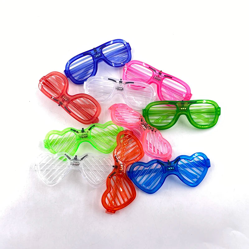 New Acrylic Luminous Glowing Cyberpunk Glasses LED Light
