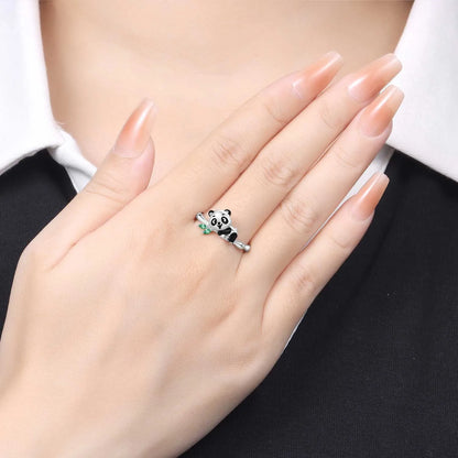 925 Sterling Silver Three-Ring Stackable Ring for Women
