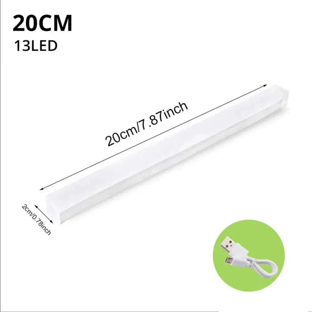 Motion Sensor Wireless LED Night Light USB Rechargeable Long Strip