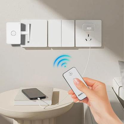Wireless Control Light Switch Off Tool Automatic Button Pusher