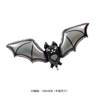 Halloween Balloon Decoration Halloween Black Spider Balloon Giant Skull Skeleton Balloon