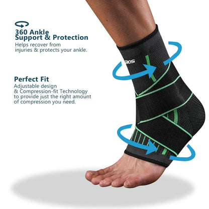 Adjustable Elastic Ankle Brace Compression Foot Support