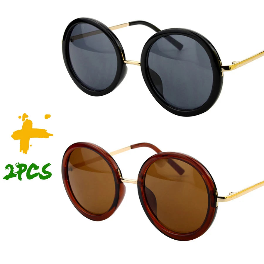 Sunglasses Women Men Round New Luxury Brand Design