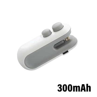 Mini Handheld Plastic Bag Sealer With Built-in Battery Portable