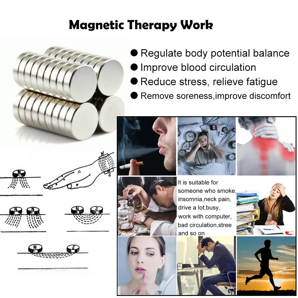 Vinterly Twisted  Magnetic Therapy Adjustable Wide Bangles