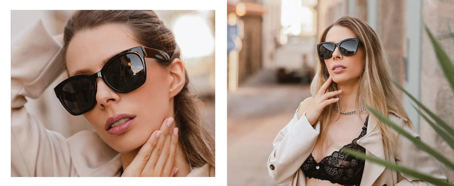 Fashion Cateye Polarized Sunglasses for Women