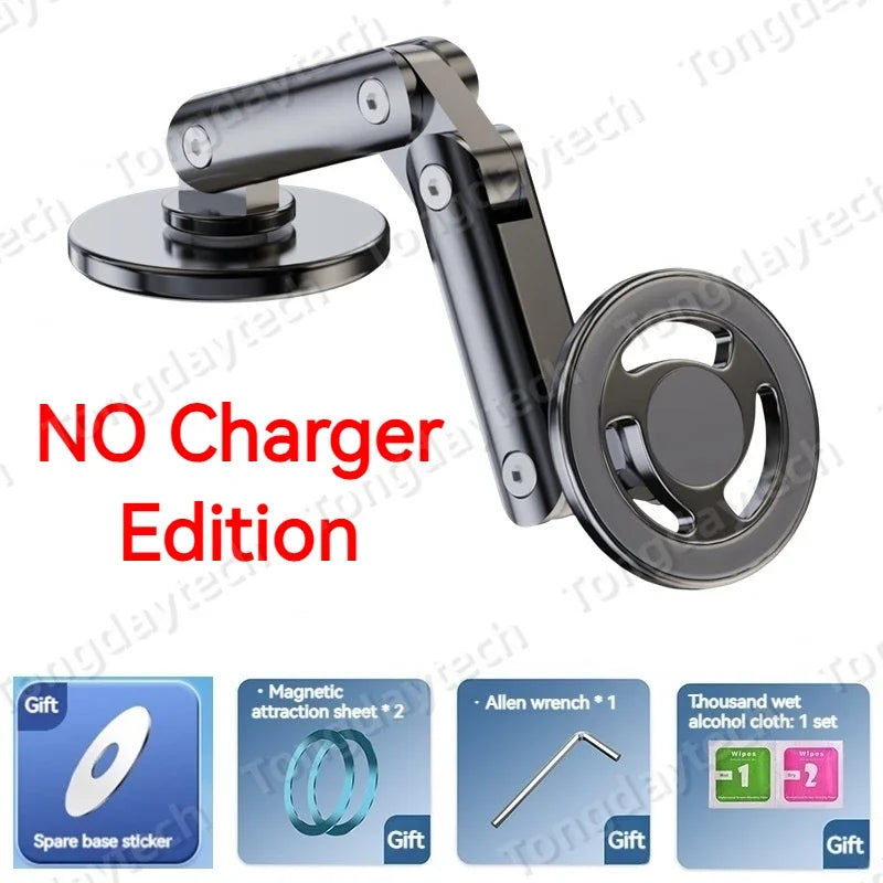 15W Car Magnetic Wireless Charger Holder 360 Rotation