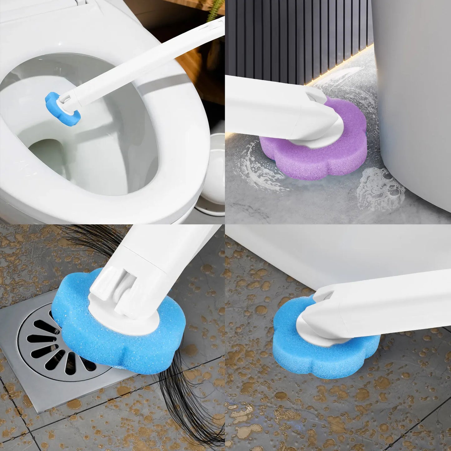 Toilet Brush With Disposable Replacement Head
