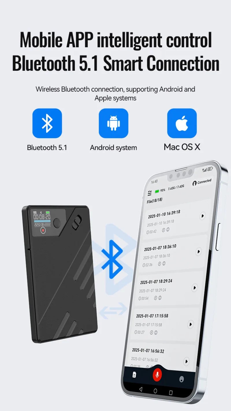 AI Voice Recorder GPT Intelligence APP Control Audio Mind