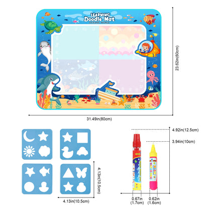 Magic Water Drawing Mat Coloring Doodle Mat