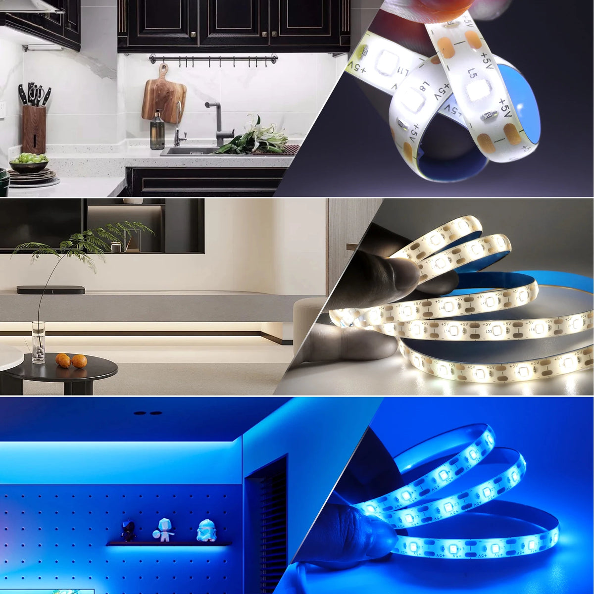 5V 2835 LED Strip Light 2835 60Leds/m Flexible Fita Led Tape