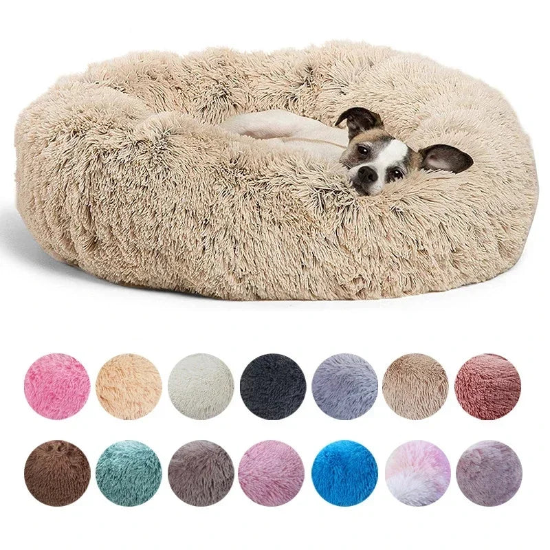 Round Pet Bed for Large Dog Bed Super Soft Bed Plush