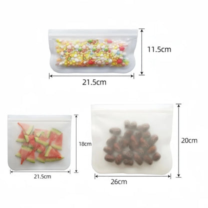 Silicone Food Storage Containers Reusable Food Bags