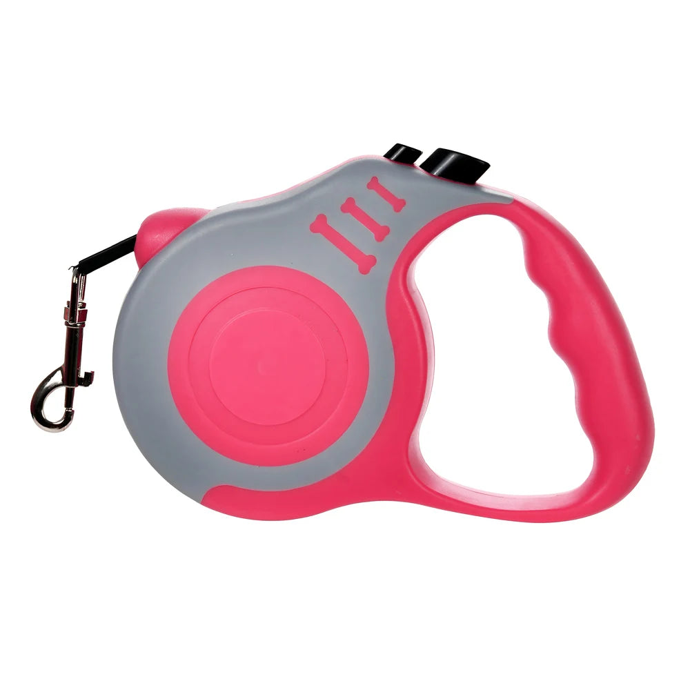 Retractable Pet Dog Leash Dogs Hiking Walking Traction Rope