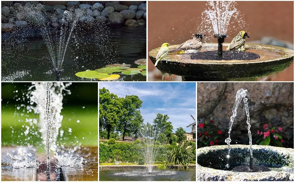 2.5W Solar Bird Bath Fountain, Solar Fountain Pump