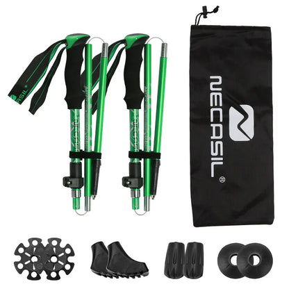 Trekking Poles Ultralight Foldable Telescopic Walking Hiking