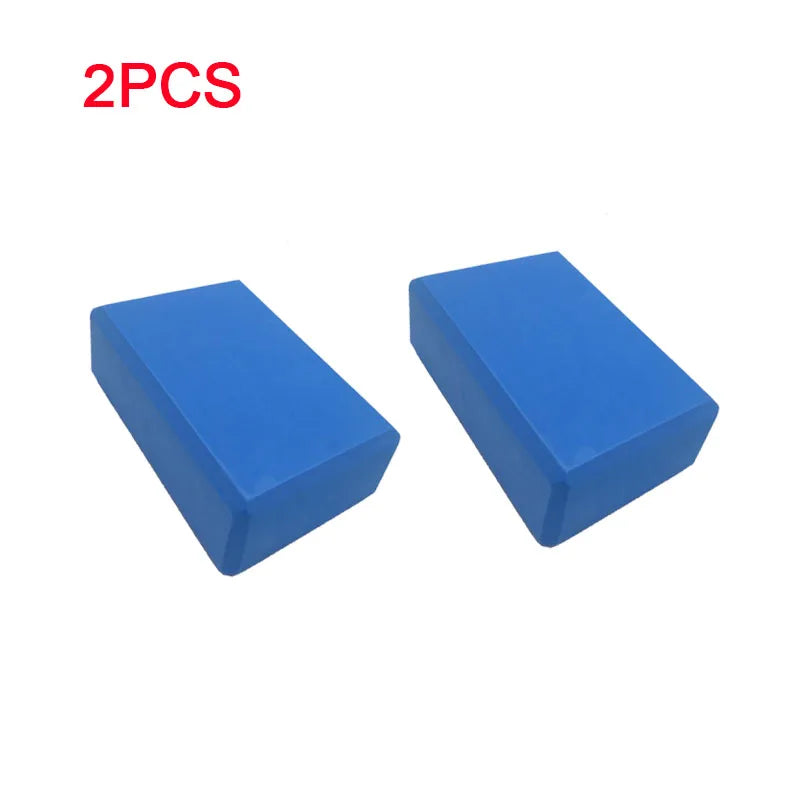 New Yoga Building Blocks Cubes Pilates Bricks Mats