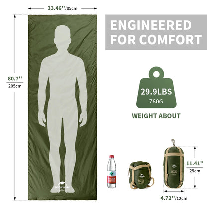 Naturehike lw180 Sleeping Bag Ultralight Cotton Outdoor