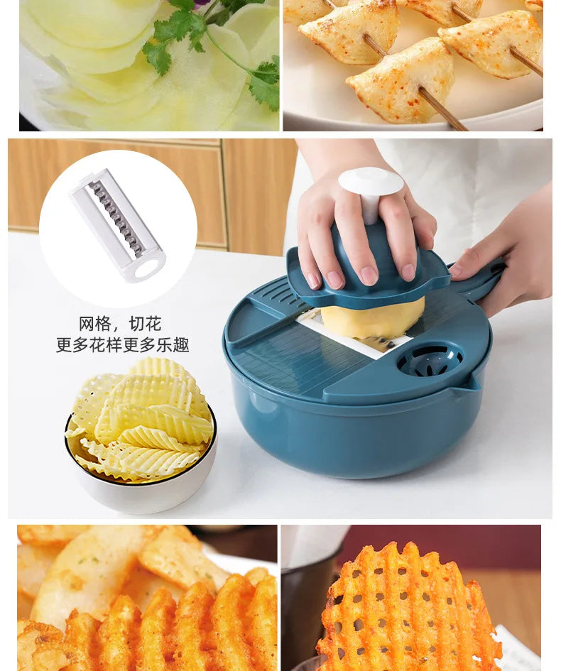 Multifunctional Vegetable Grater Slicer Kitchen Gadget
