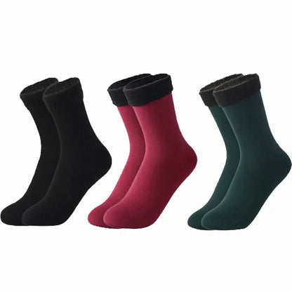 Women Winter Warm Short Socks Thick Thermal Cashmere