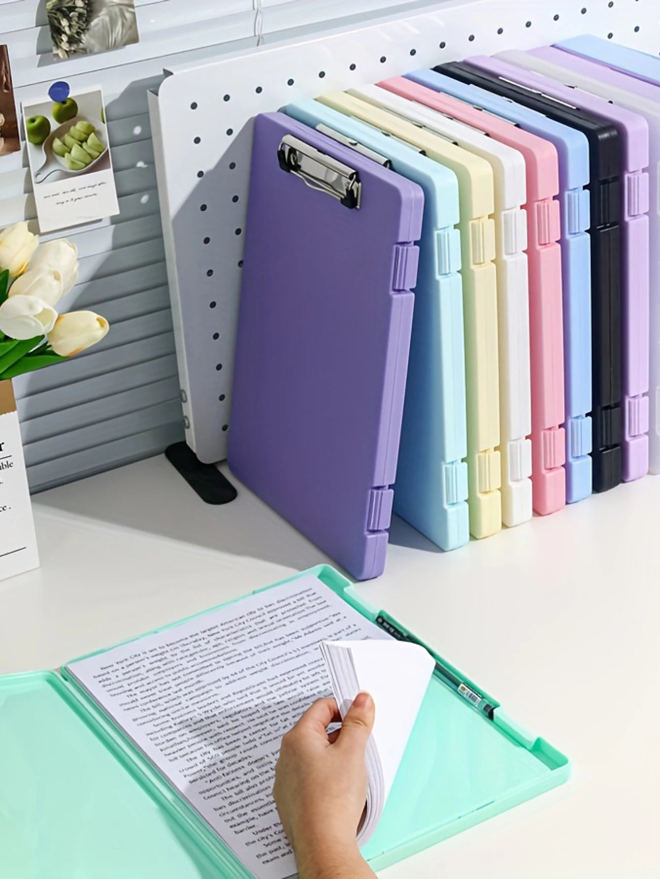 Writing Board File Box Multifunctional Organization Tool for Office