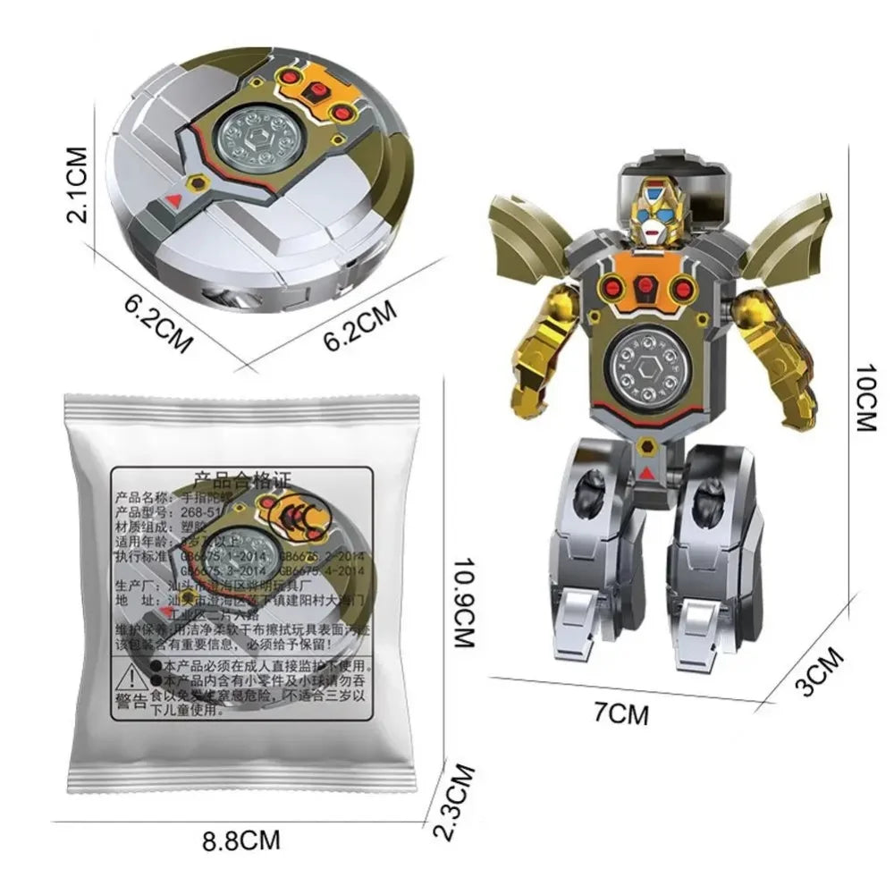 New 360 Rotating Ball Deformation Robot Fingertip Gyro