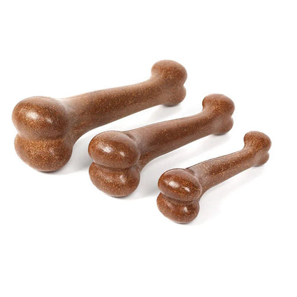 Dog Bone Chews Toys Nearly Indestructible Natural Non-Toxic