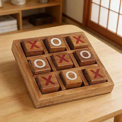 Classic Tic Tac Toe Strategic Board Game Night