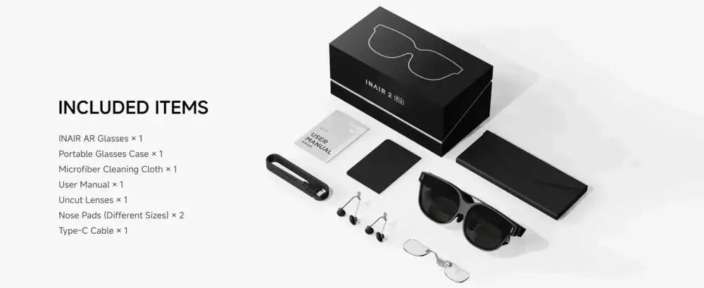 INAIR 2 PRO AI Smart AR Glasses | Reality/Virtual Switch