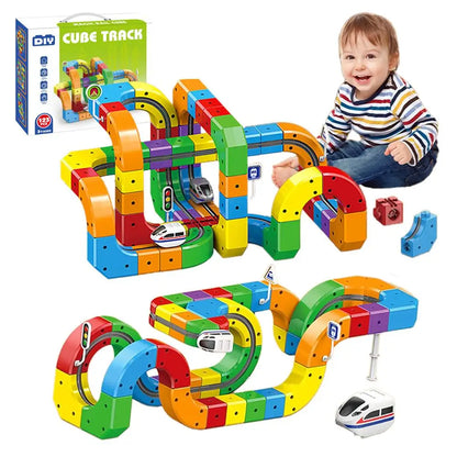Magical Track Train USB Rechargeable 3D Building Tracks
