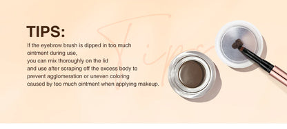 O.TWO.O Eyebrow Pomade Brow Natural Waterproof Makeup