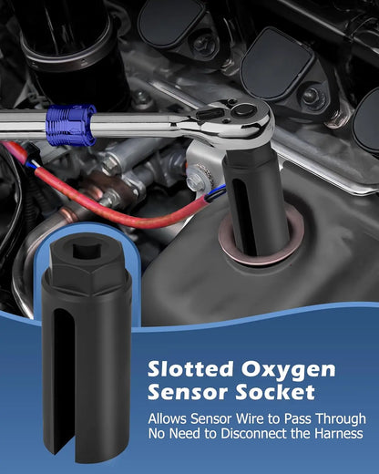 Universal Oxygen Sensor Socket Set O2 Lambda Sensor Removal