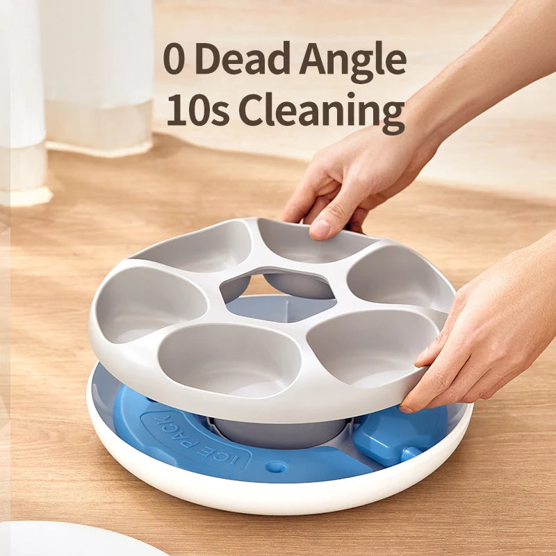 6 Meals Automatic Pet Feeder Smart Cat Food Dispenser