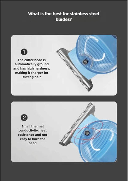 Hair Cut Machine Rechargeable Hair Clippers Transparent