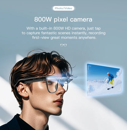 New Smart AI Glasses 1080P HD Video Record Camera ChatGPT