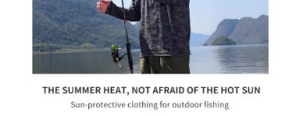 Men's Summer Outdoor Cycling Fiing Sun Protection Ice Silk