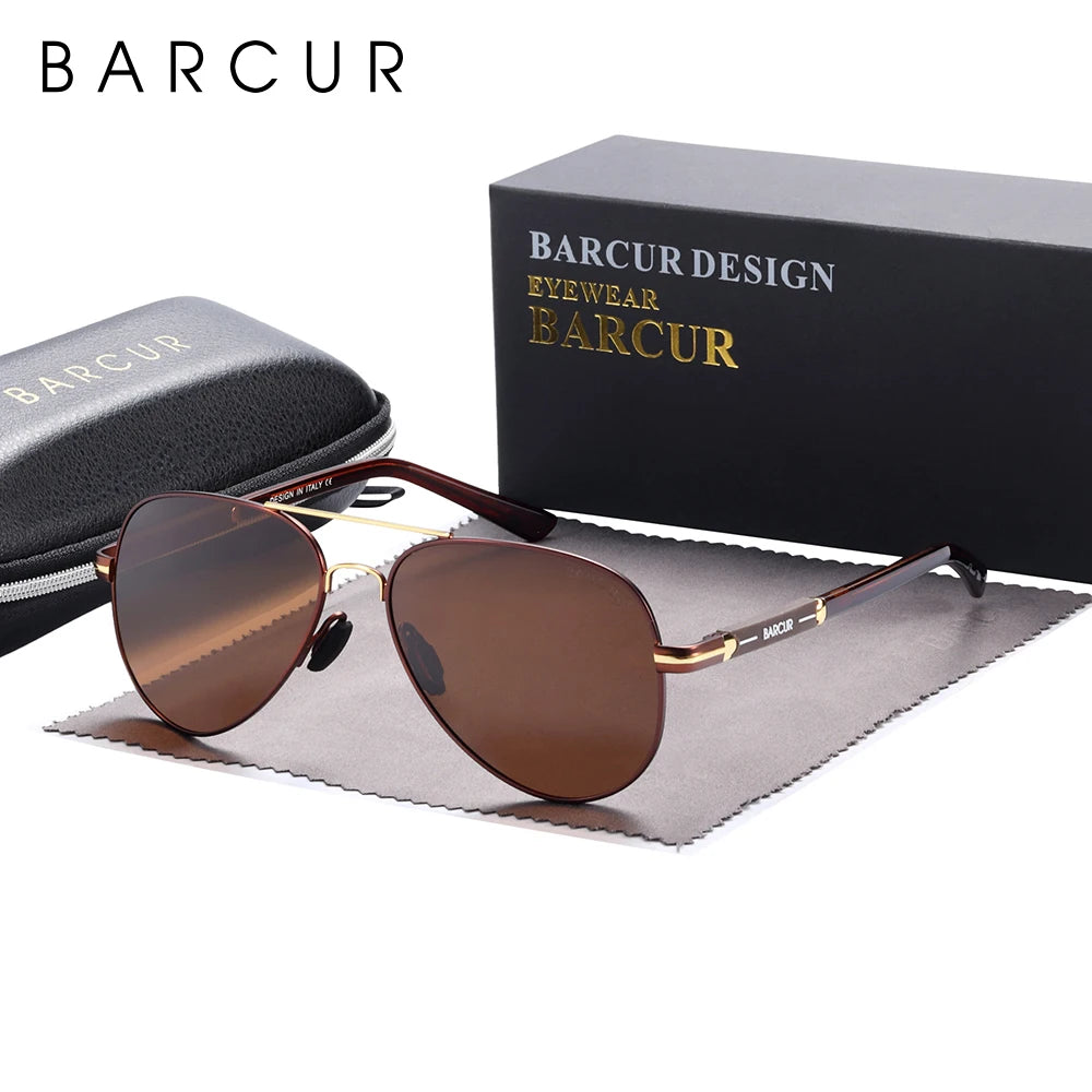 Men Sunglasses Pilot Polarized Sun glasses