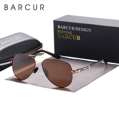 Men Sunglasses Pilot Polarized Sun glasses