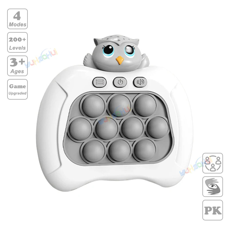 Electronic Pop Light Up Game Handle Toys for Children